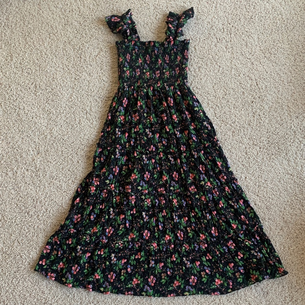 Hill House Home Ellie Nap dress in Multi Berry Crinkle Chiffon